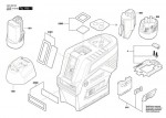 Bosch 3 601 K66 H10 GCL100-80CG Laser Level Spare Parts